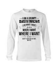 I Am A Grumpy Obstetrician Long Sleeve Tee thumbnail
