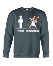 Immunologist Men Unicorn Cooler Than Doctor Gift Crewneck Sweatshirt tile