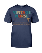 Vintage Nurse Knows More Than He Says Premium Fit Mens Tee thumbnail