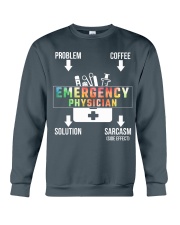 Problem Coffee Sarcasm Emergency Physician Crewneck Sweatshirt tile