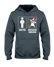 Vascular Surgeon Men Unicorn Cooler Than Doctor Hooded Sweatshirt tile