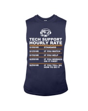 Tech Support Hourly Rate IT Help Desk Gift Sleeveless Tee tile