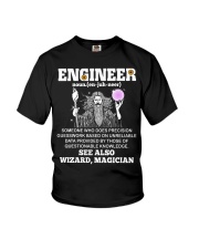 Engineer Definition Funny Like Wizard Magician Youth T-Shirt tile