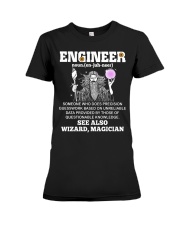 Engineer Definition Funny Like Wizard Magician Premium Fit Ladies Tee tile