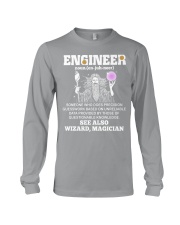 Engineer Definition Funny Like Wizard Magician Long Sleeve Tee tile