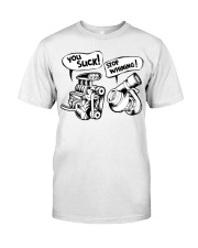 Supercharger VS Turbo Engine Mechanical Engineer Premium Fit Mens Tee tile