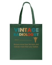 Vintage Radiologist Knows More Than He Says Tote Bag thumbnail