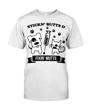 Veterinary Stickin Butts Classic T-Shirt tile