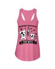 Veterinary Stickin Butts Ladies Flowy Tank tile