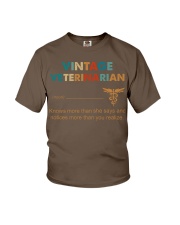 Vintage Veterinarian Knows More Than She Says Youth T-Shirt thumbnail