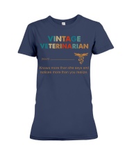 Vintage Veterinarian Knows More Than She Says Premium Fit Ladies Tee thumbnail