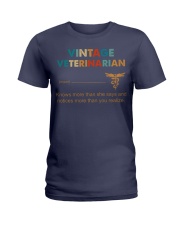 Vintage Veterinarian Knows More Than She Says Ladies T-Shirt thumbnail