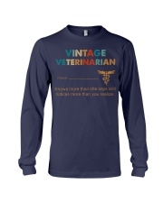 Vintage Veterinarian Knows More Than She Says Long Sleeve Tee thumbnail