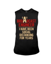 Broadcast Engineer Social Distancing Sleeveless Tee thumbnail