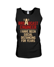Broadcast Engineer Social Distancing Unisex Tank thumbnail