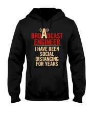 Broadcast Engineer Social Distancing Hooded Sweatshirt thumbnail