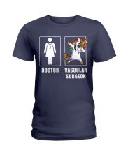 Vascular Surgeon Women Unicorn Cooler Than Doctor Ladies T-Shirt tile