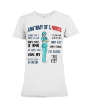 Anatomy Of A Nurse Rired Nursing Gift Premium Fit Ladies Tee tile