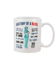 Anatomy Of A Nurse Rired Nursing Gift Mug front