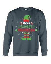 Santa's Favorite Pediatrician Christmas Gift Crewneck Sweatshirt tile