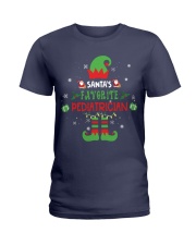 Santa's Favorite Pediatrician Christmas Gift Ladies T-Shirt tile