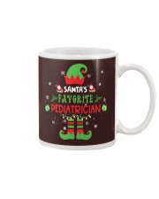 Santa's Favorite Pediatrician Christmas Gift Mug tile