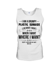 I Am A Grumpy Plastic Surgeon Unisex Tank thumbnail
