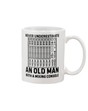 Never Underestimate An Old Man Mixing Console Mug thumbnail