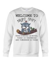 Welcome To Night Shift Nurse Crewneck Sweatshirt tile