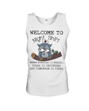 Welcome To Night Shift Nurse Unisex Tank tile