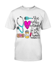 Doctor She Works Willingly With Her Hands Classic T-Shirt thumbnail