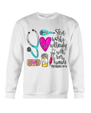 Doctor She Works Willingly With Her Hands Crewneck Sweatshirt thumbnail