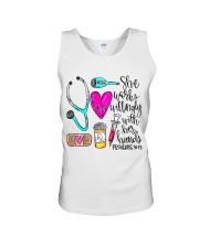 Doctor She Works Willingly With Her Hands Unisex Tank thumbnail