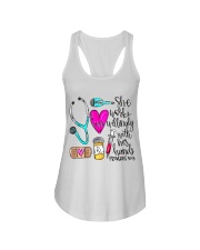 Doctor She Works Willingly With Her Hands Ladies Flowy Tank thumbnail