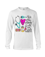 Doctor She Works Willingly With Her Hands Long Sleeve Tee thumbnail