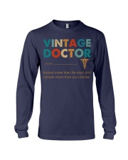 Vintage Doctor Knows More Than He Says Long Sleeve Tee thumbnail