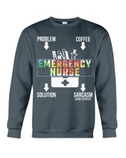 Problem Coffee Sarcasm Emergency Nurse Crewneck Sweatshirt tile