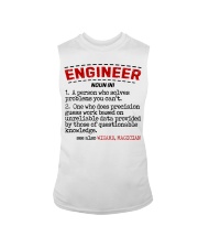Engineer Definition Gift For Engineering Sleeveless Tee tile