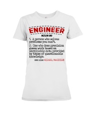 Engineer Definition Gift For Engineering Premium Fit Ladies Tee tile