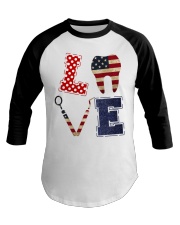 Love Dental USA Baseball Tee tile