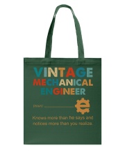 Vintage Mechanical Engineer Knows More Than He Tote Bag thumbnail