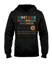 Vintage Mechanical Engineer Knows More Than He Hooded Sweatshirt front