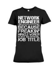 CLOTHING NETWORK ENGINEER Premium Fit Ladies Tee thumbnail
