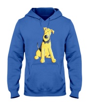 Funny Airedale Terrier Baby Hooded Sweatshirt front