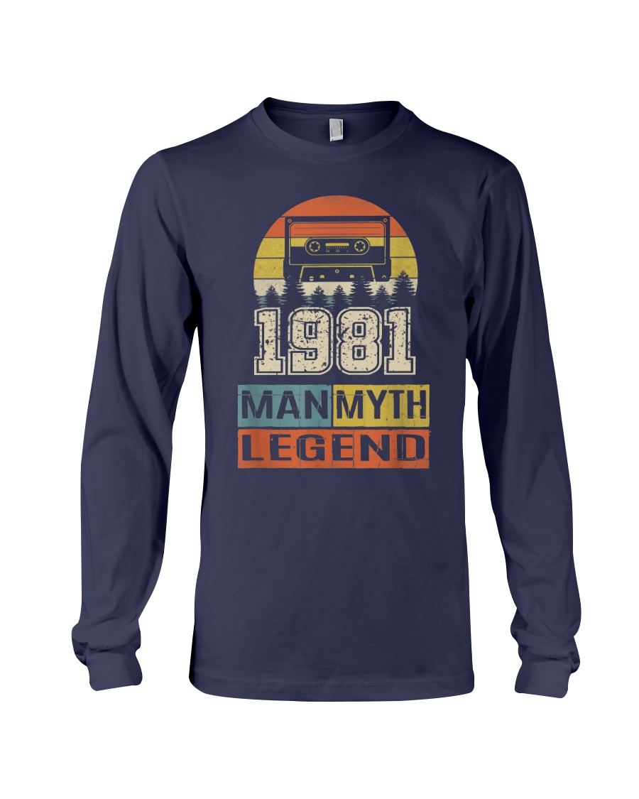 Vintage Man Myth Legend 1981 Long Sleeve Tee