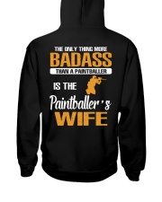 BADASS THAN A PAINTBALLER IS THE PAINTBALER'S WIFE Hooded Sweatshirt thumbnail