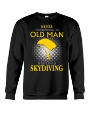 OLD MAN WHO LOVES SKYDIVING Crewneck Sweatshirt thumbnail