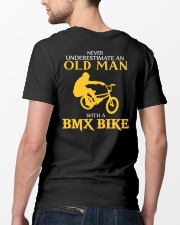 OLD MAN WITH A BMX BIKE Classic T-Shirt lifestyle-mens-crewneck-back-5