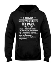 5 THINGS YOU SHOULD KNOW ABOUT MY PAPA - MTBIKER Hooded Sweatshirt thumbnail