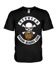 REDHEAD BADASS BEARDED GANG T SHIRT HOODIES V-Neck T-Shirt thumbnail
